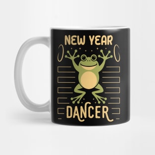 New Year Frog Dancer Mug